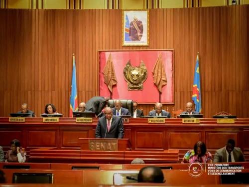 RDC : Jean-Pierre Bemba présente au Sénat les réformes engagées pour sécuriser et moderniser les transports.