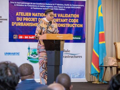 RDC : Judith Suminwa lance l’élaboration des normes nationales de construction.