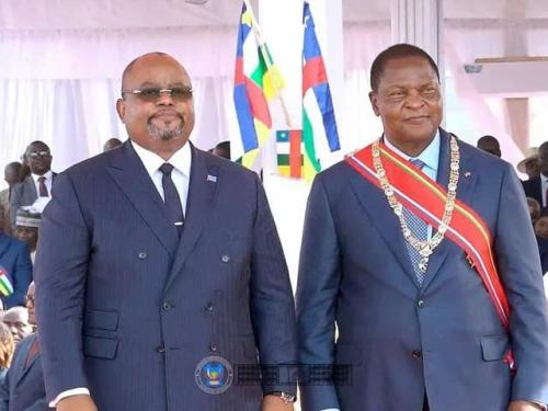 Bangui : Aimé BOJI SANGARA a  représenté le Président Félix-Antoine TSHISEKEDI à l’investiture de Faustin-Archange Touadera