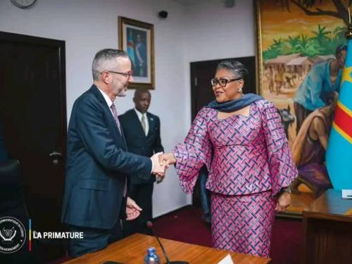 RDC: tête à tête entre Judith Suminwa et la délégation du MEDEF.