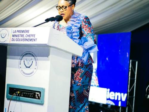 RDC: Judith Suminwa honoré par l'université de Kinshasa.