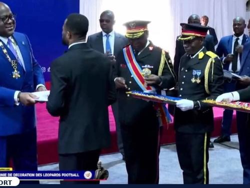 Mondial 2026 : Tshisekedi élève les Léopards au rang de Chevaliers de l’Ordre national Lumumba-Kabila.